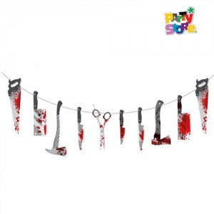 GUIRNALDA CUCHILLAS SANGRIENTAS X1