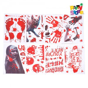 SET STICKERS SANGRIENTOS 8 PLANCHAS X1
