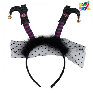 VINCHA PATAS DE BRUJA C/CASCABEL X1