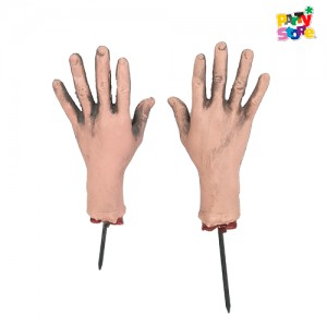 PAR MANOS ZOMBIES P/CLAVAR 31X11X4CM X1