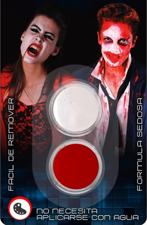 MAQUILLAJE HALLOWEEN BL/RJ BLI X2
