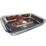 FUENT RECT VIDRIO UNIQUE 40X24X5CM X1