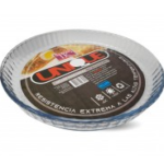 MOLDE PARA TARTA UNIQUE VIDRIO 30CM APROX X1