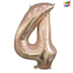 GLOBO METAL CHICO CHAMP GOLD Nº4 X1