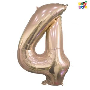 GLOBO METAL CHICO CHAMP GOLD Nº4 X1