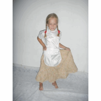 DISFRAZ PAISANA C/FLORCITAS X1