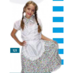 DISFRAZ PAISANA C/FLORCITAS T4 X1