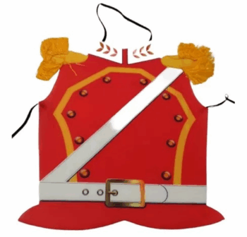 PECHERA REALISTA TELA ROJO X1