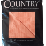 SERVILLETAS COUNTRY SALMON 33X33X40