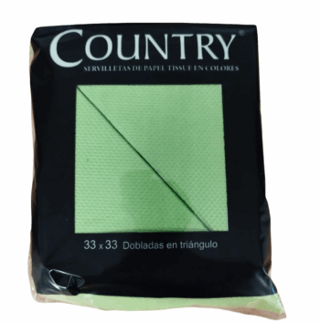 SERVILLETAS COUNTRY MANZANA 33X33X40
